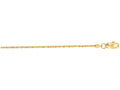 Finejewelers 14 Kt Yellow Gold 18 Inch 1.1mm Bright Cut Sparkle Chain With Lobster Clasp