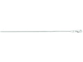Finejewelers 14 Kt White Gold 18 Inch 1.0mm Bright Cut Gourmette Chain With Lobster Clasp