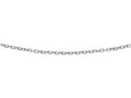 Finejewelers 14 Kt White Gold 18 Inch 3.5mm Bright Cut Oval Texturedd Link Chain With Lobster Clasp