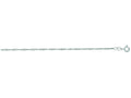 Finejewelers 14 Kt White Gold 18 Inch 1.5mm Classic Singapore Chain W Ith Lobster Clasp