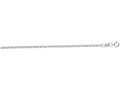 Finejewelers 14 Kt White Gold 18 Inch 2.0mm Bright Cut Round Rolo Chain With Spring Ring Clasp