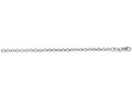 Finejewelers 14 Kt White Gold 16 Inch 2.3mm Bright Cut Round Rolo Chain With Lobster Clasp