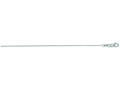 Finejewelers 14 Kt White Gold 18 Inch 0.7mm Bright Cut Round Cable Link Chain With Lobster Clasp