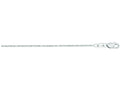 Finejewelers 14 Kt White Gold 18 Inch 0.9mm Bright Cut Lumina Pendant Necklace Chain With Lobster Clasp