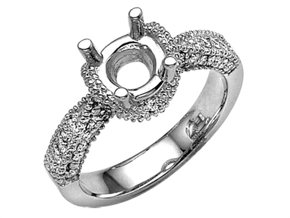 Finejewelers Round Diamonds Engagement Ring