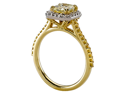 Finejewelers Natural FY Diamond Ring
