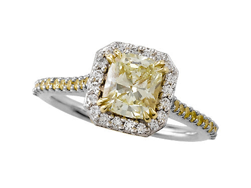 Finejewelers Natural FY Diamond Ring