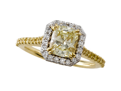 Finejewelers Natural FY Diamond Ring