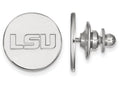 14k White Gold Logoart Louisiana State University Lapel Pin