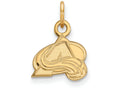 14k Yellow Gold Nhl Logoart Colorado Avalanche Extra Small Pendant