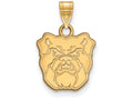 14k Yellow Gold Logoart Butler University Small Pendant