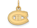 14k Yellow Gold Nhl Logoart Montreal Canadiens Extra Small Pendant