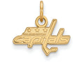 14k Yellow Gold Nhl Logoart Washington Capitals Extra Small Pendant