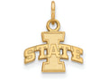 14k Yellow Gold Logoart Iowa State University Extra Small Pendant