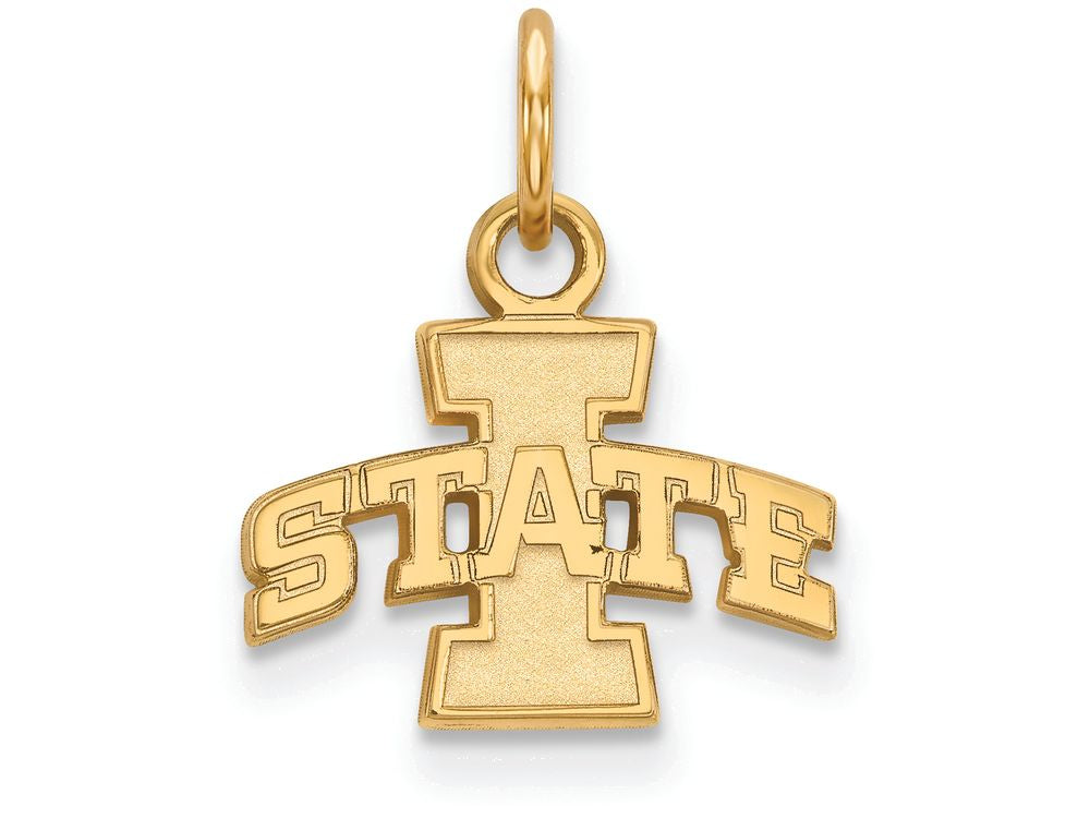 14k Yellow Gold Logoart Iowa State University Extra Small Pendant