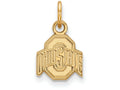 14k Yellow Gold Logoart Ohio State University Extra Small Pendant