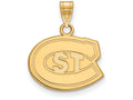 14k Yellow Gold Logoart St. Cloud State Small Pendant