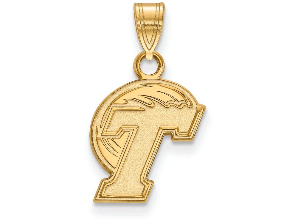 14k Yellow Gold Logoart Tulane University Small Pendant