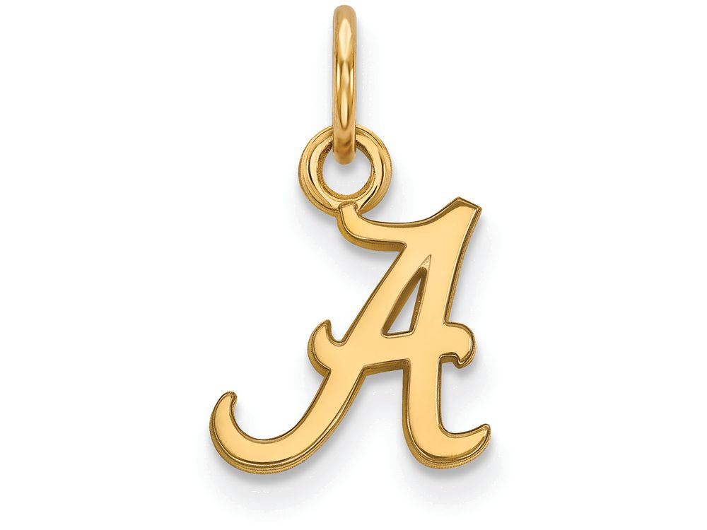 14k Yellow Gold Logoart University Of Alabama Extra Small Pendant