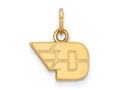 14k Yellow Gold Logoart University Of Dayton Extra Small Pendant