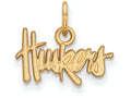 14k Yellow Gold Logoart University Of Nebraska Extra Small Pendant
