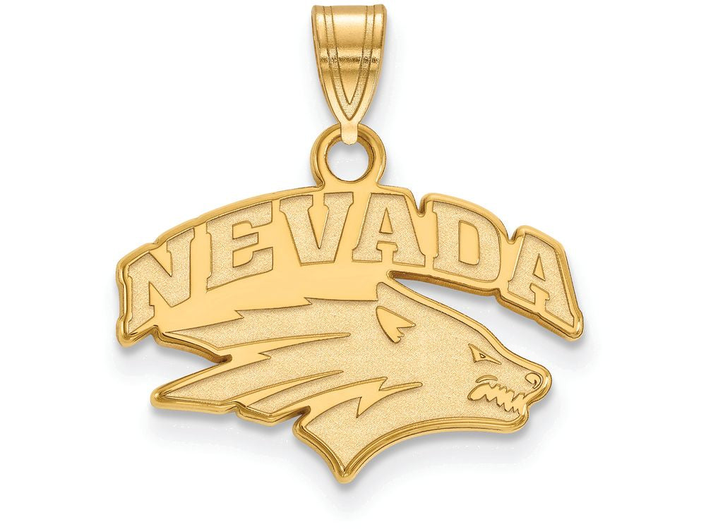14k Yellow Gold Logoart University Of Nevada Small Pendant