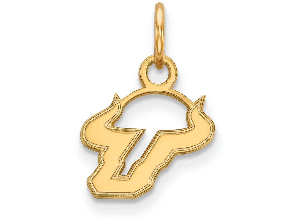 14k Yellow Gold Logoart University Of South Florida Extra Small Pendant
