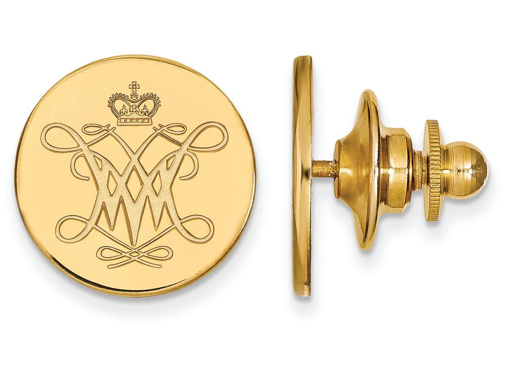 14k Yellow Gold Logoart William And Mary Lapel Pin