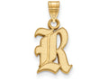 14k Yellow Gold Logoart Rice University Small Pendant