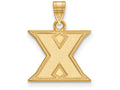 14k Yellow Gold Logoart Xavier University Small Pendant