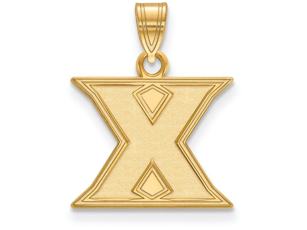 14k Yellow Gold Logoart Xavier University Small Pendant