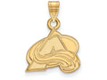 14k Yellow Gold Nhl Logoart Colorado Avalanche Small Pendant