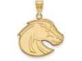 14k Yellow Gold Logoart Boise State University Large Pendant