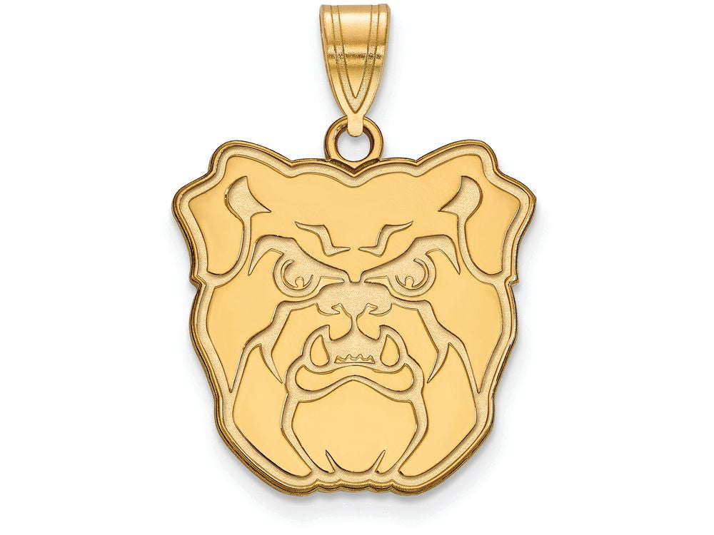 14k Yellow Gold Logoart Butler University Large Pendant