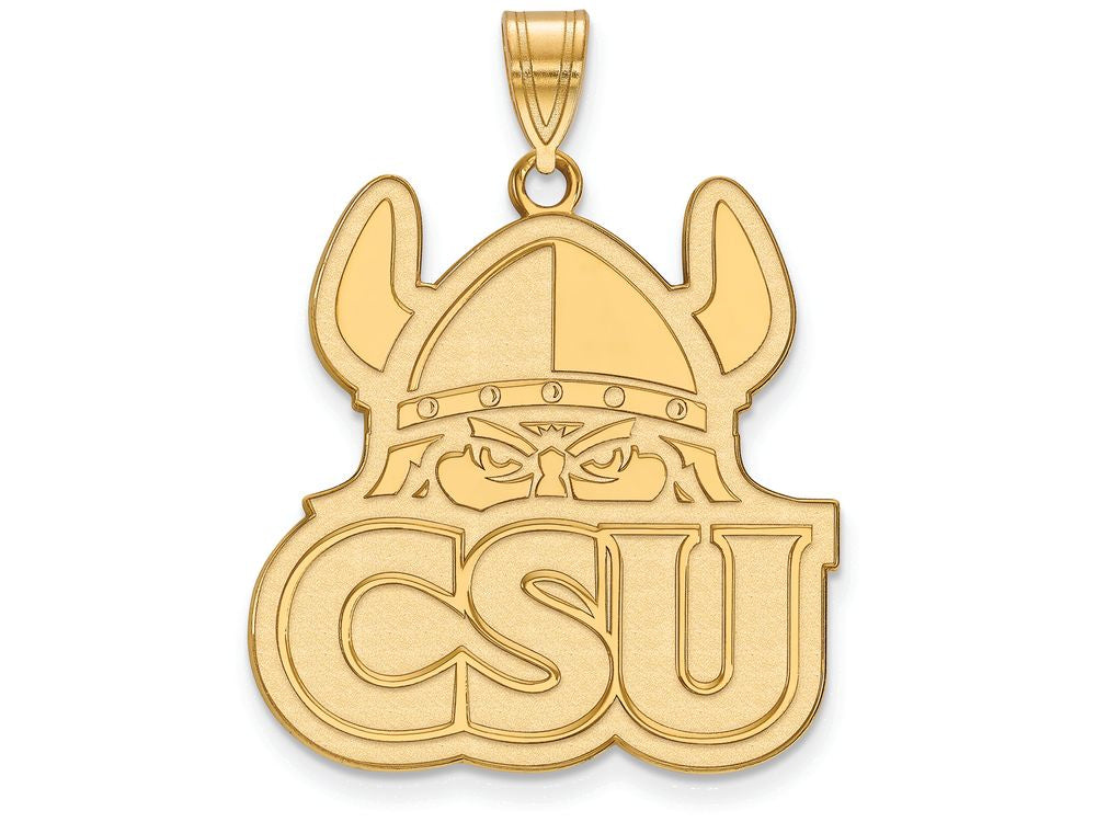 14k Yellow Gold Logoart Cleveland State University Extra Large  Pendant