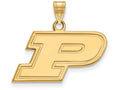 14k Yellow Gold Logoart Purdue Small Pendant