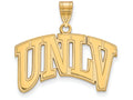 14k Yellow Gold Logoart University Of Nevada Las Vegas Large Pendant