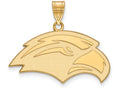 14k Yellow Gold Logoart University Of Southern Miss Medium Pendant