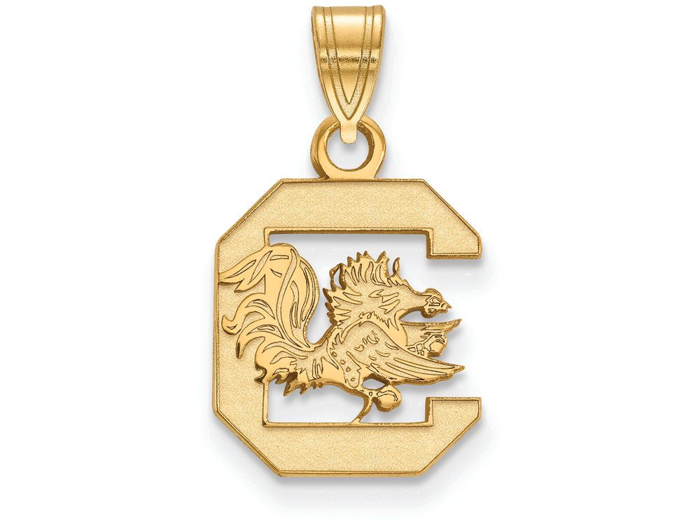 14k Yellow Gold Logoart University Of South Carolina Small Pendant