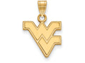 14k Yellow Gold Logoart West Virginia University Small Pendant