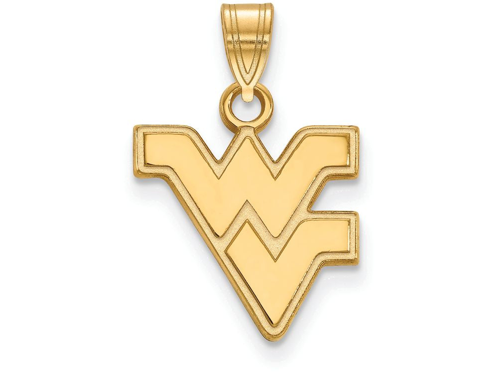 14k Yellow Gold Logoart West Virginia University Small Pendant