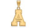 14k Yellow Gold Logoart Appalachian State University Medium Pendant