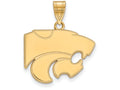 14k Yellow Gold Logoart Kansas State University Medium Pendant