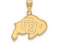 14k Yellow Gold Logoart University Of Colorado Medium Pendant