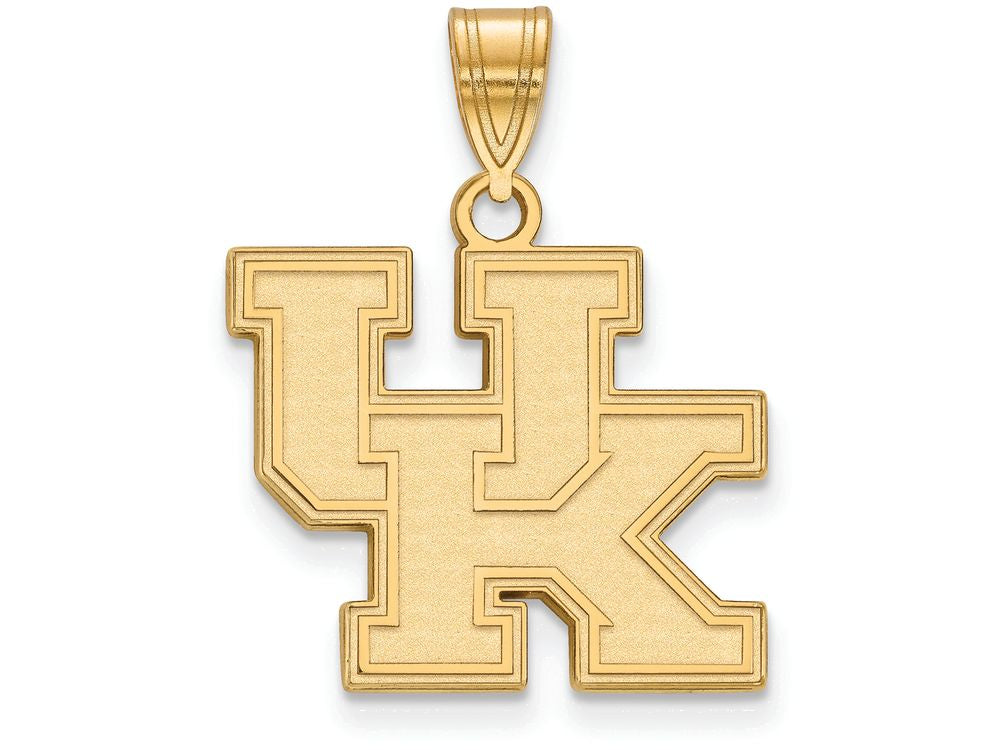 14k Yellow Gold Logoart University Of Kentucky Medium Pendant