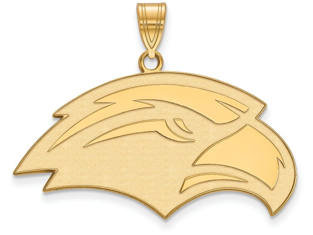 14k Yellow Gold Logoart University Of Southern Miss Large Pendant