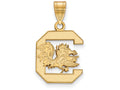 14k Yellow Gold Logoart University Of South Carolina Medium Pendant