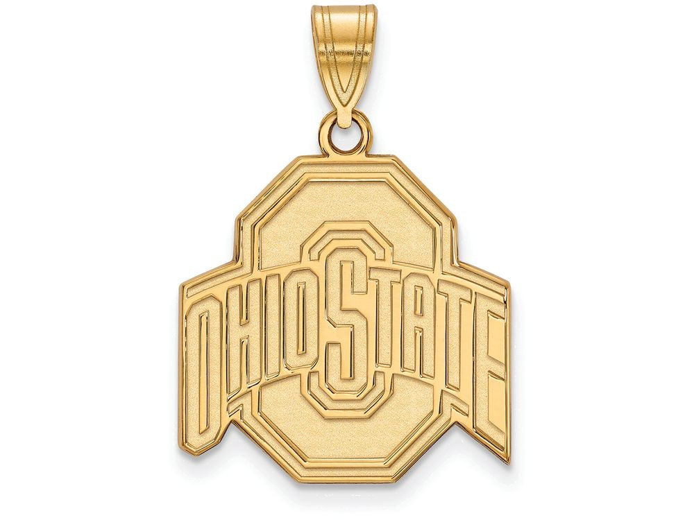 14k Yellow Gold Logoart Ohio State University Large Pendant