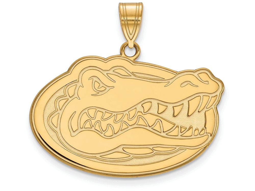 14k Yellow Gold Logoart University Of Florida Large Pendant