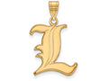14k Yellow Gold Logoart University Of Louisville Large Pendant
